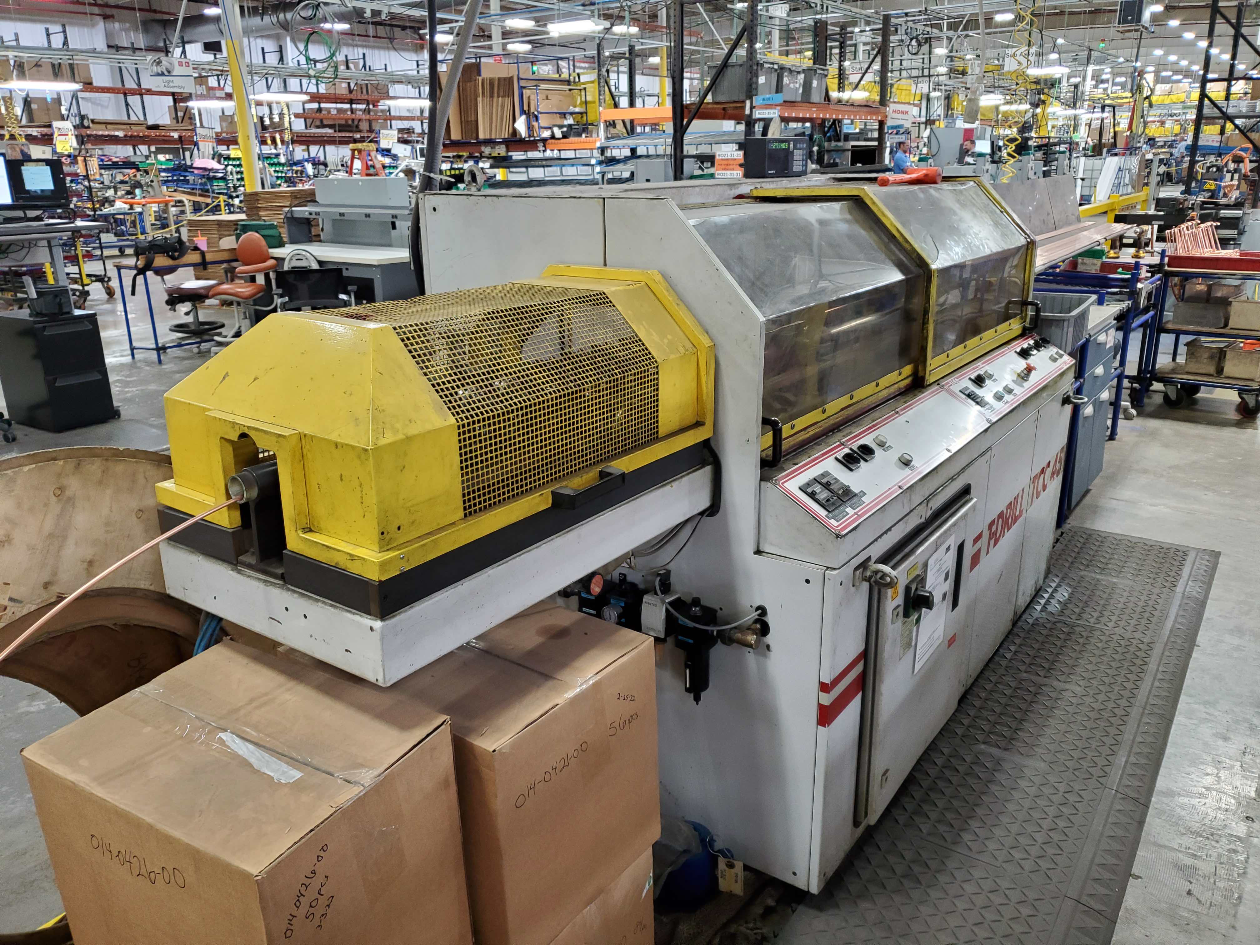 T-Drill TCC-45-HF-RF-6000 Straight Tube Cutoff Machine